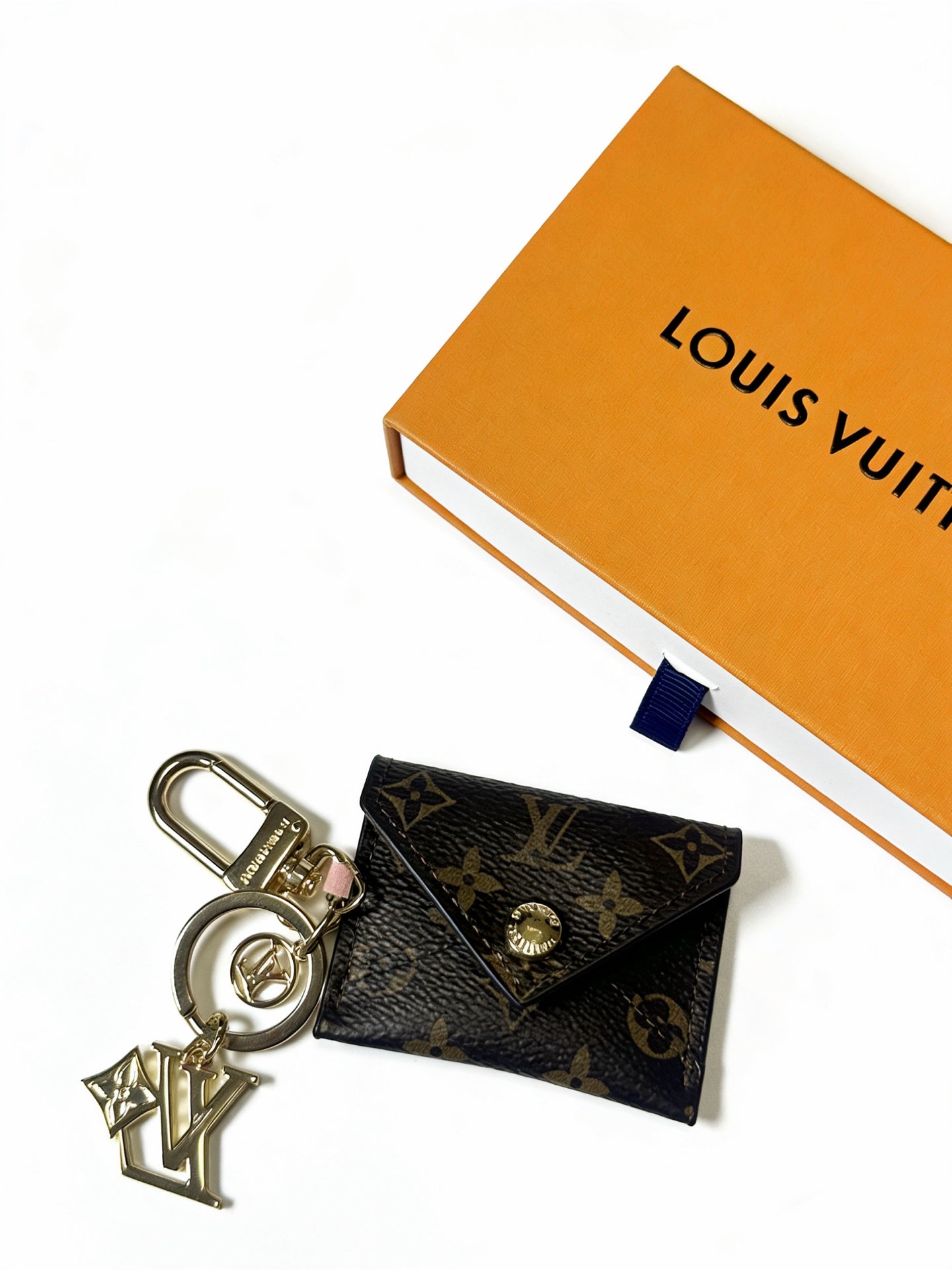 LV Bag Charm With Gold Logo