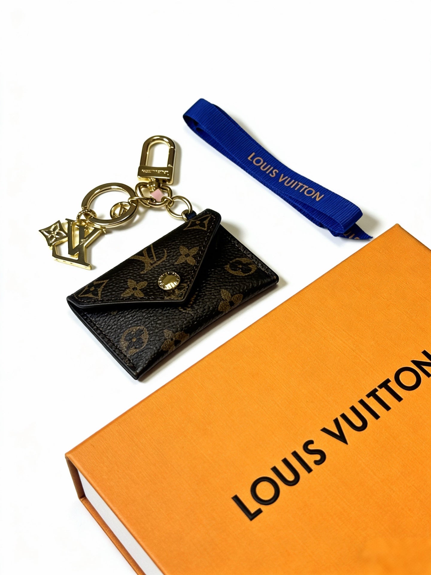 LV Bag Charm With Gold Logo