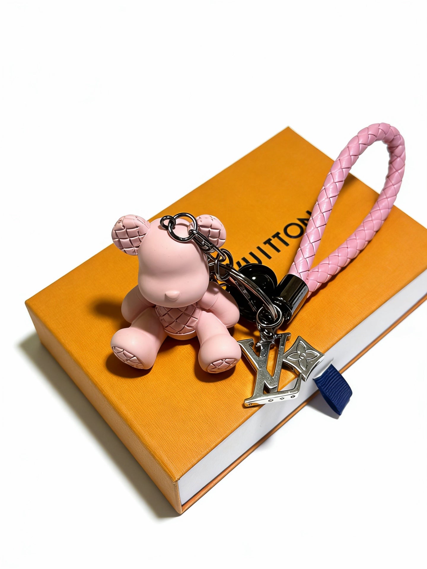 LV Pink Bear Charm