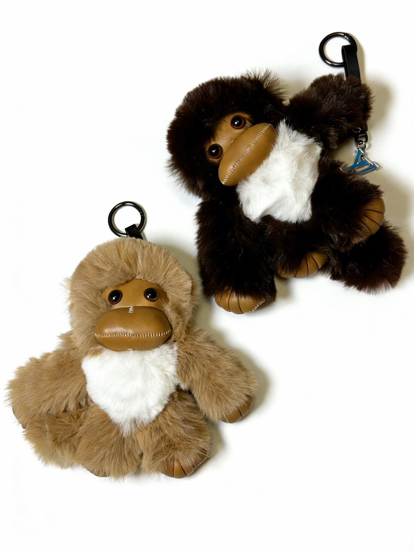 LV Monkey Brown and Beige Charm