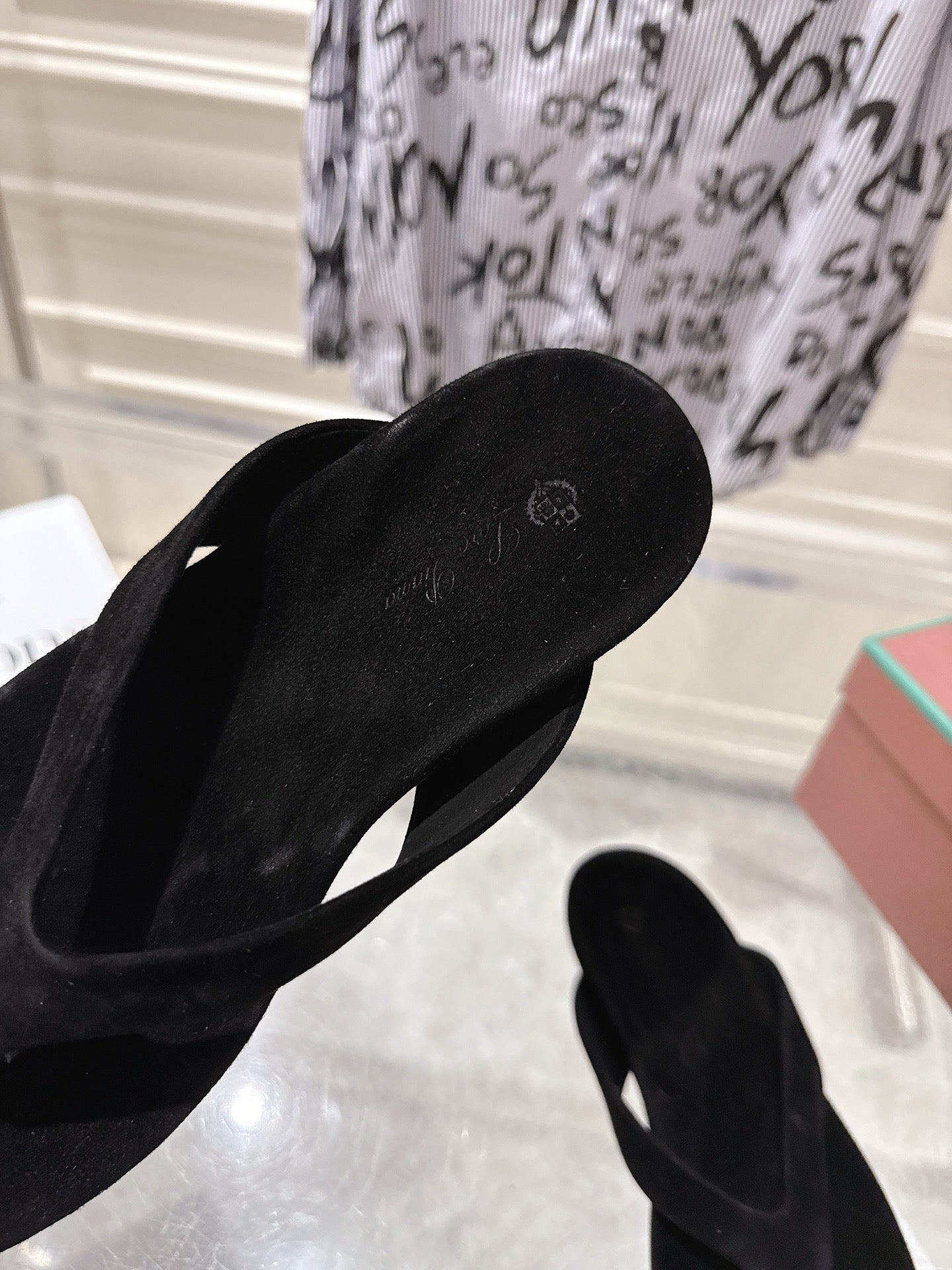 Loro Piana 2026 Thong Sandal Suede 918905