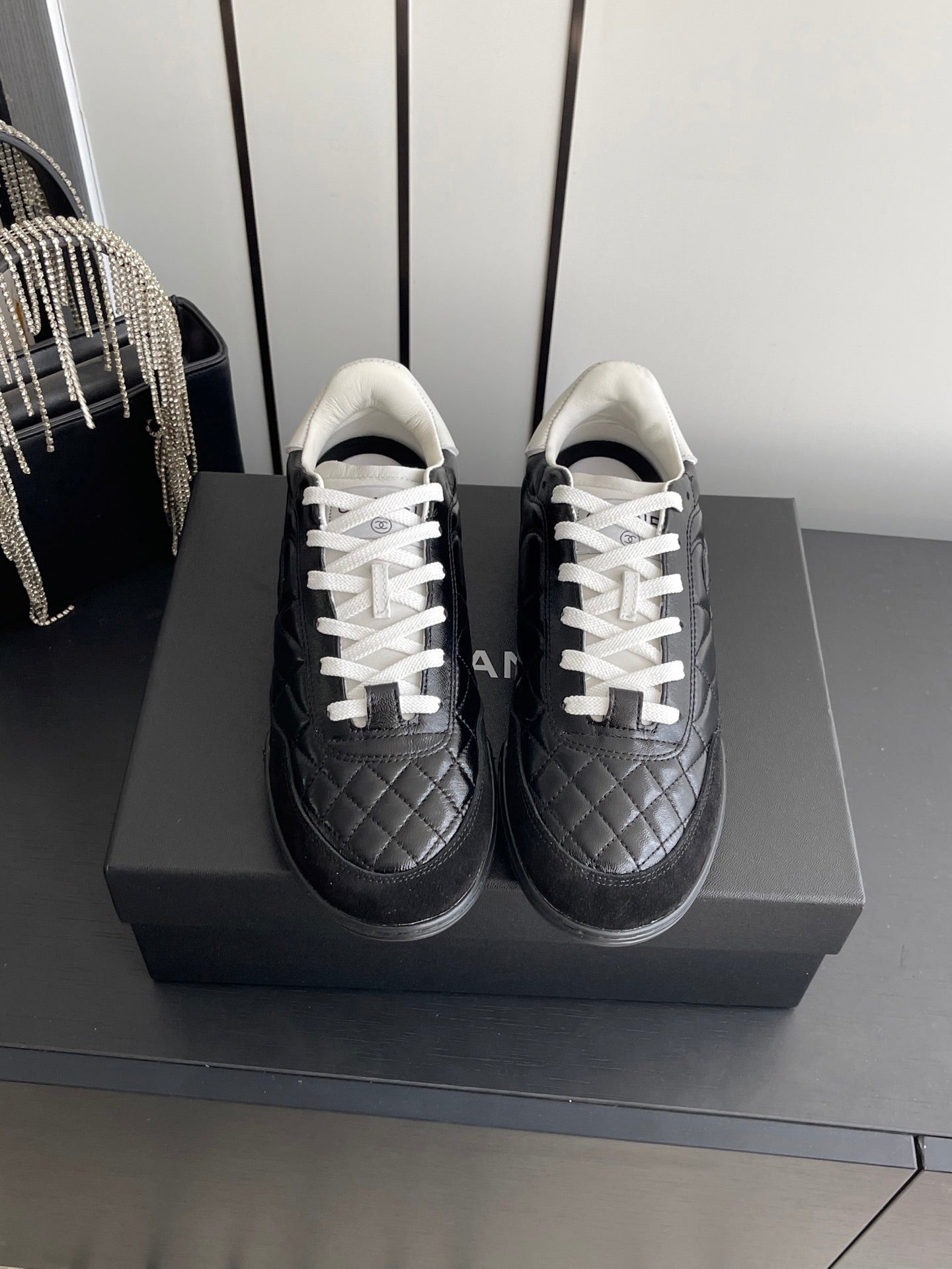 Channel 2026 Sneaker Quilted Calfskin Suede 895746