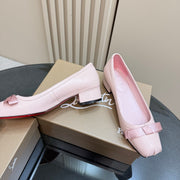 CL Ballet Shoes Pink Nappa Lambskin 299719
