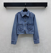 Chanel 2026 Denim Jacket Blue Cotton 356141