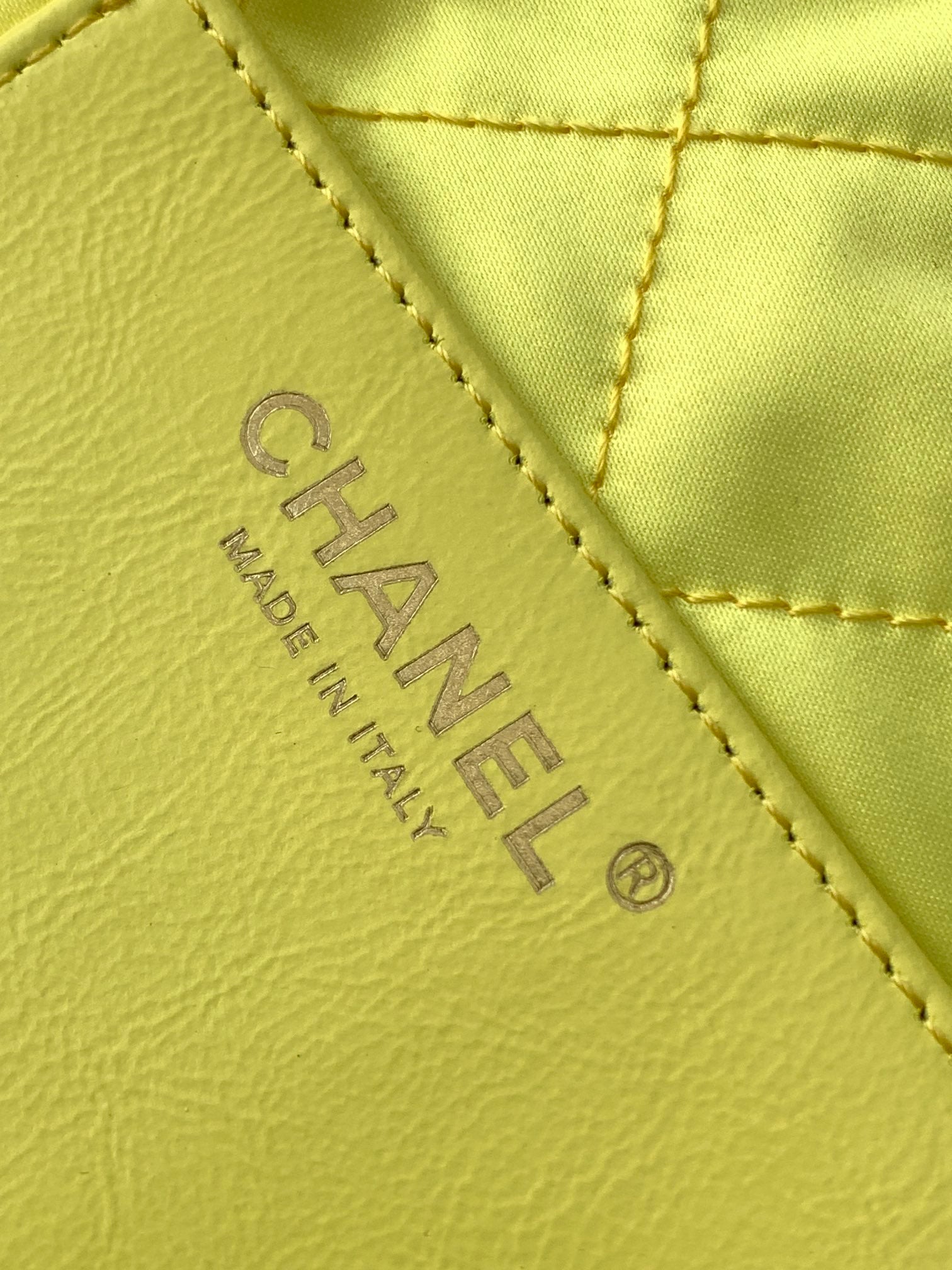 Chanel 25 Hobo Bag 20cm Yellow Canvas 324801