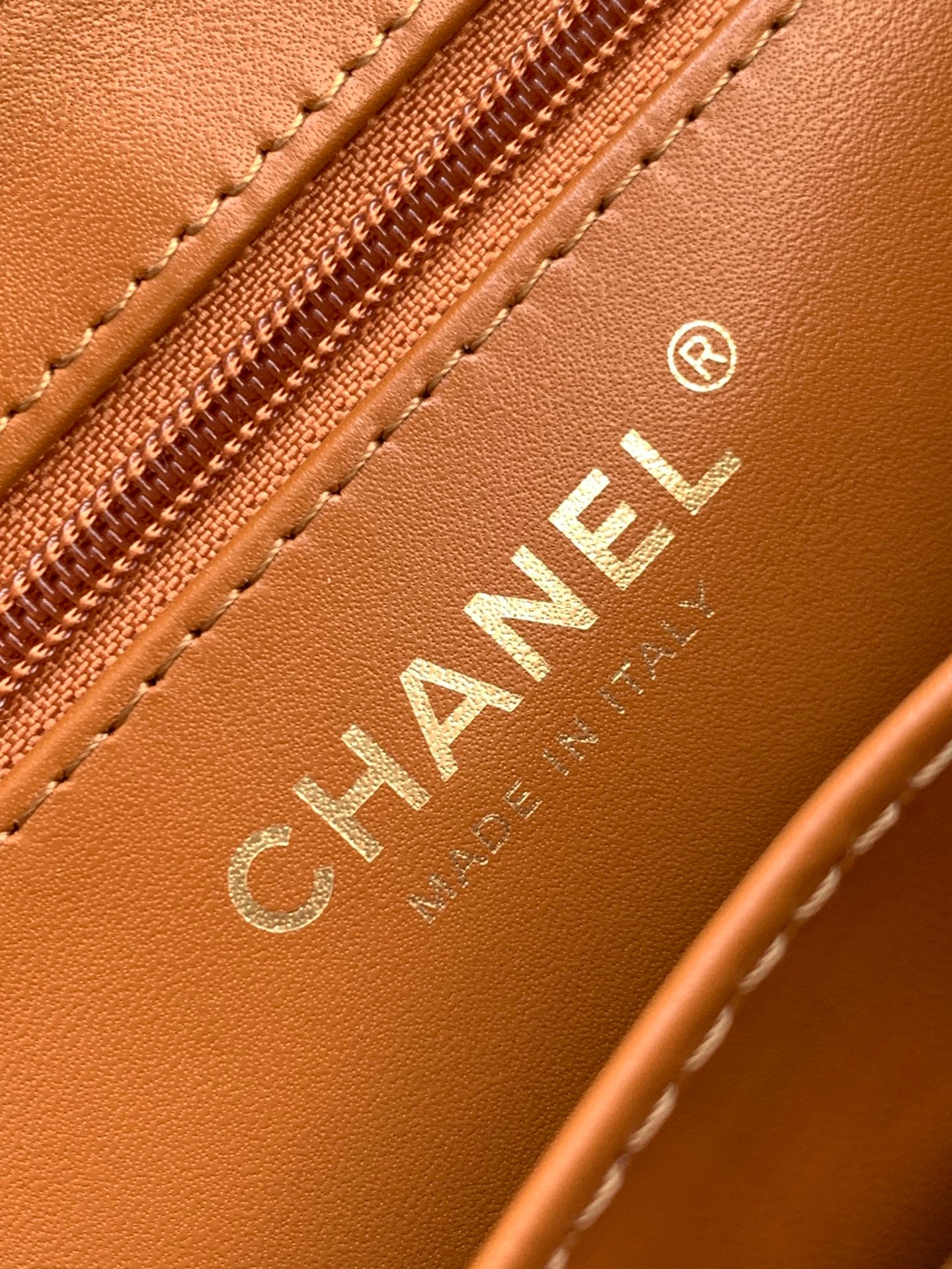 Chanel 2025 Kelly Bag 19cm Vibrant Orange Sequin Leather 319628