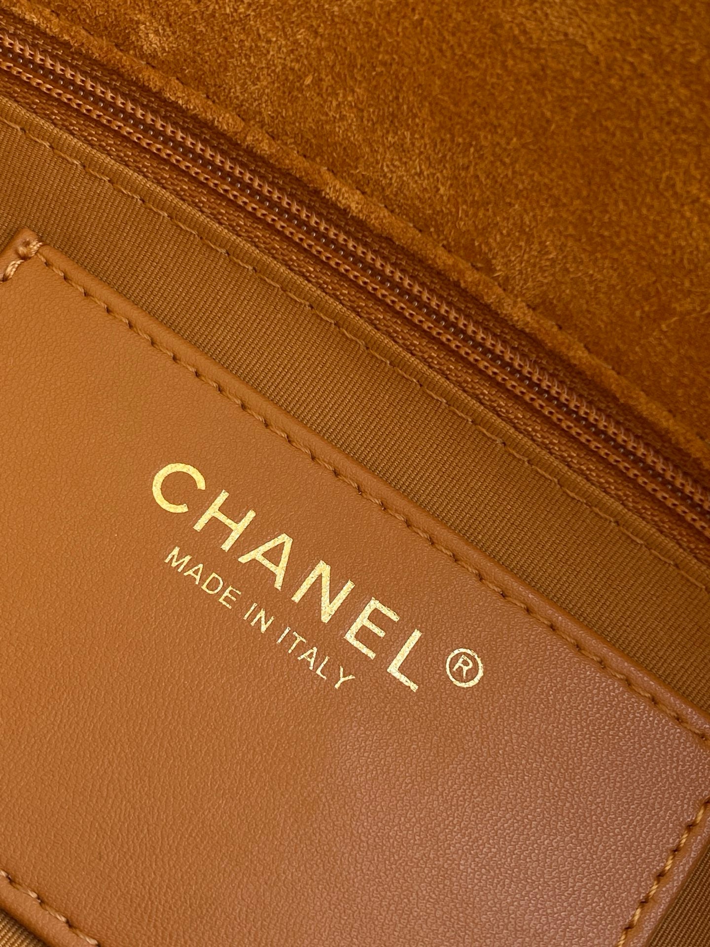 Chanel 2026 Flap Bag Camel Suede Leather