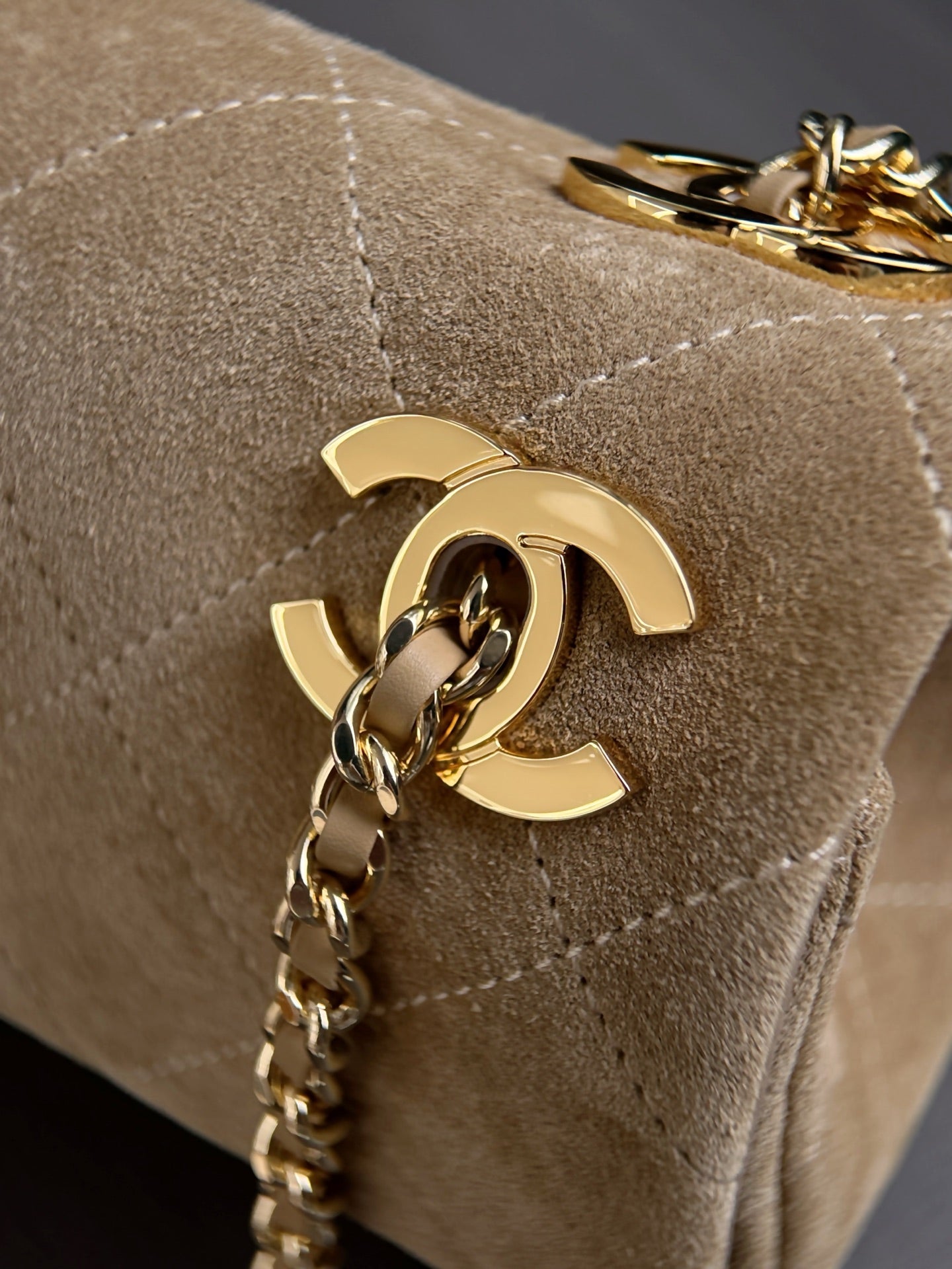 Chanel 2026 Flap Bag Suede And Denim Leather 143089