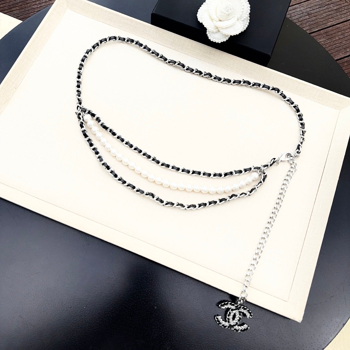 Chanel 2026 Pearl Waist Chain Belt 215177