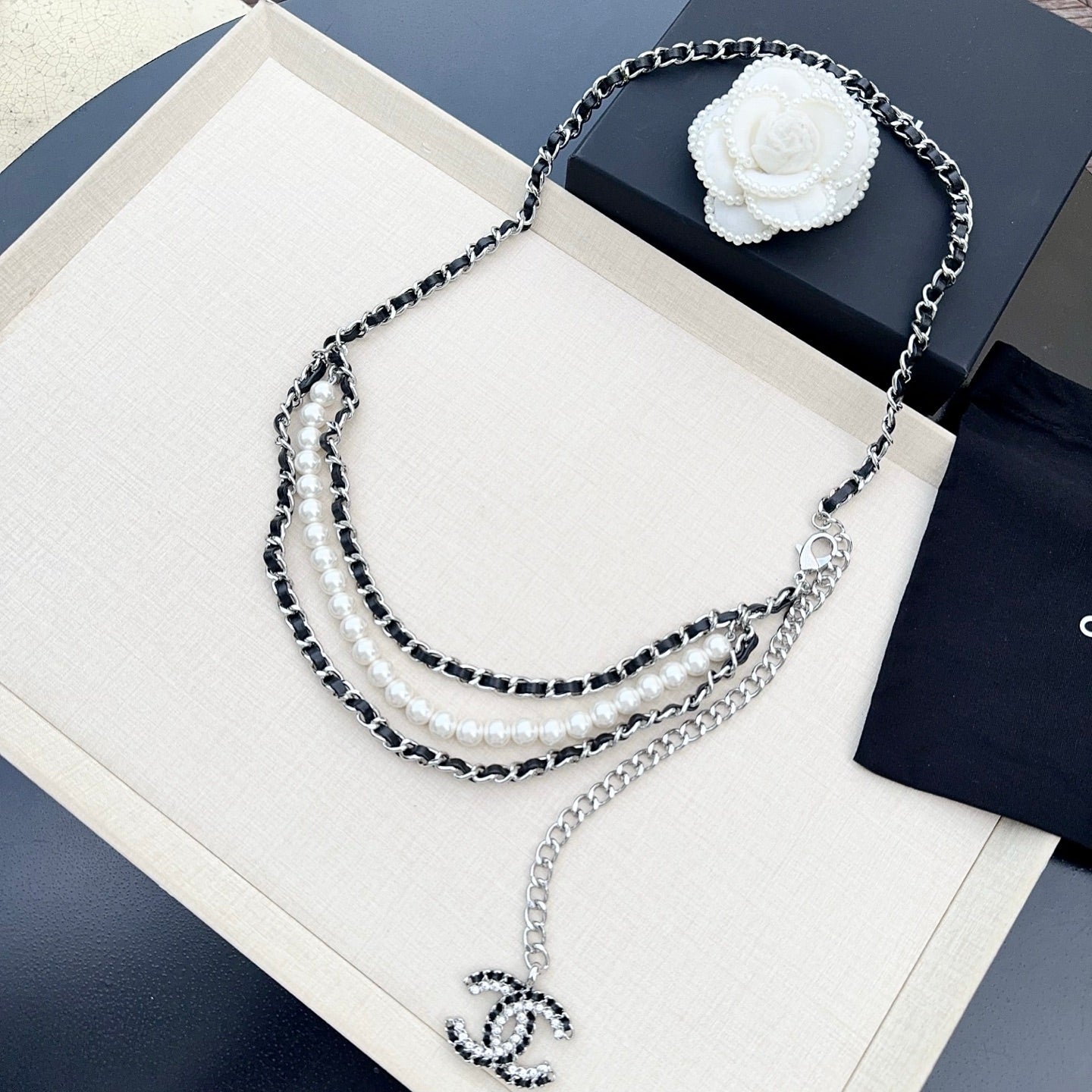 Chanel 2026 Pearl Waist Chain Belt 215177
