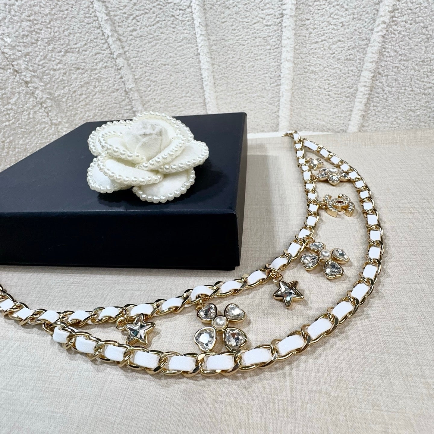 Chanel 2026 Floral Charm Chain Belt 215731