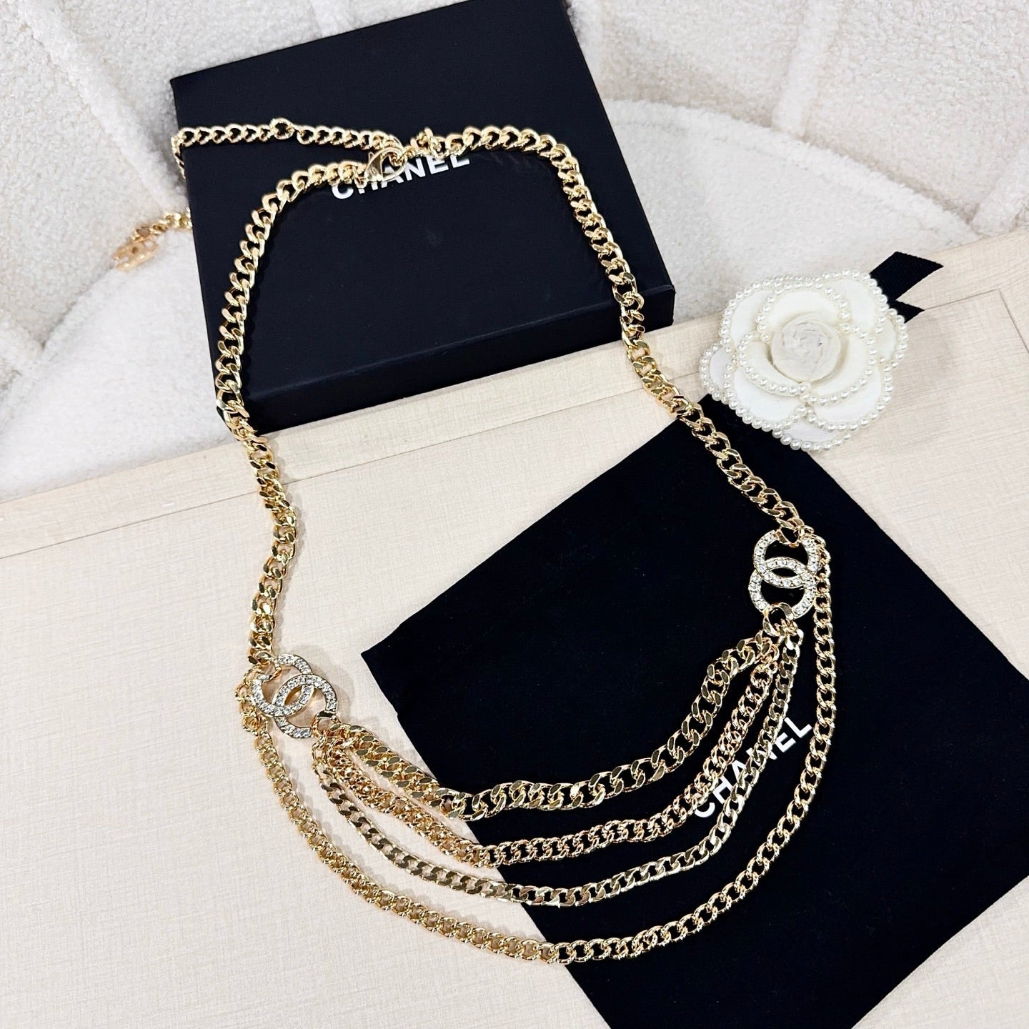 Chanel 2026 Triple-Chain Belt 215751