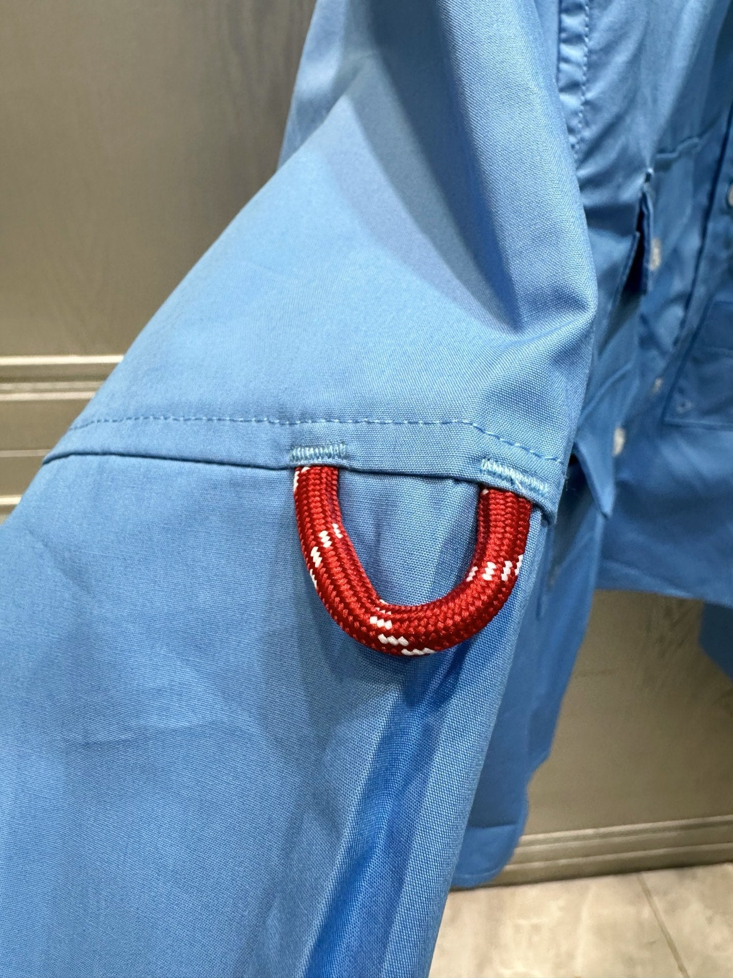 Miumiu 2026 Cropped Shirt Blue Cotton