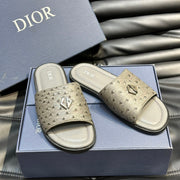 CD ALIAS SUMMER SLIPPER SAGE COLOR CALFSKIN
