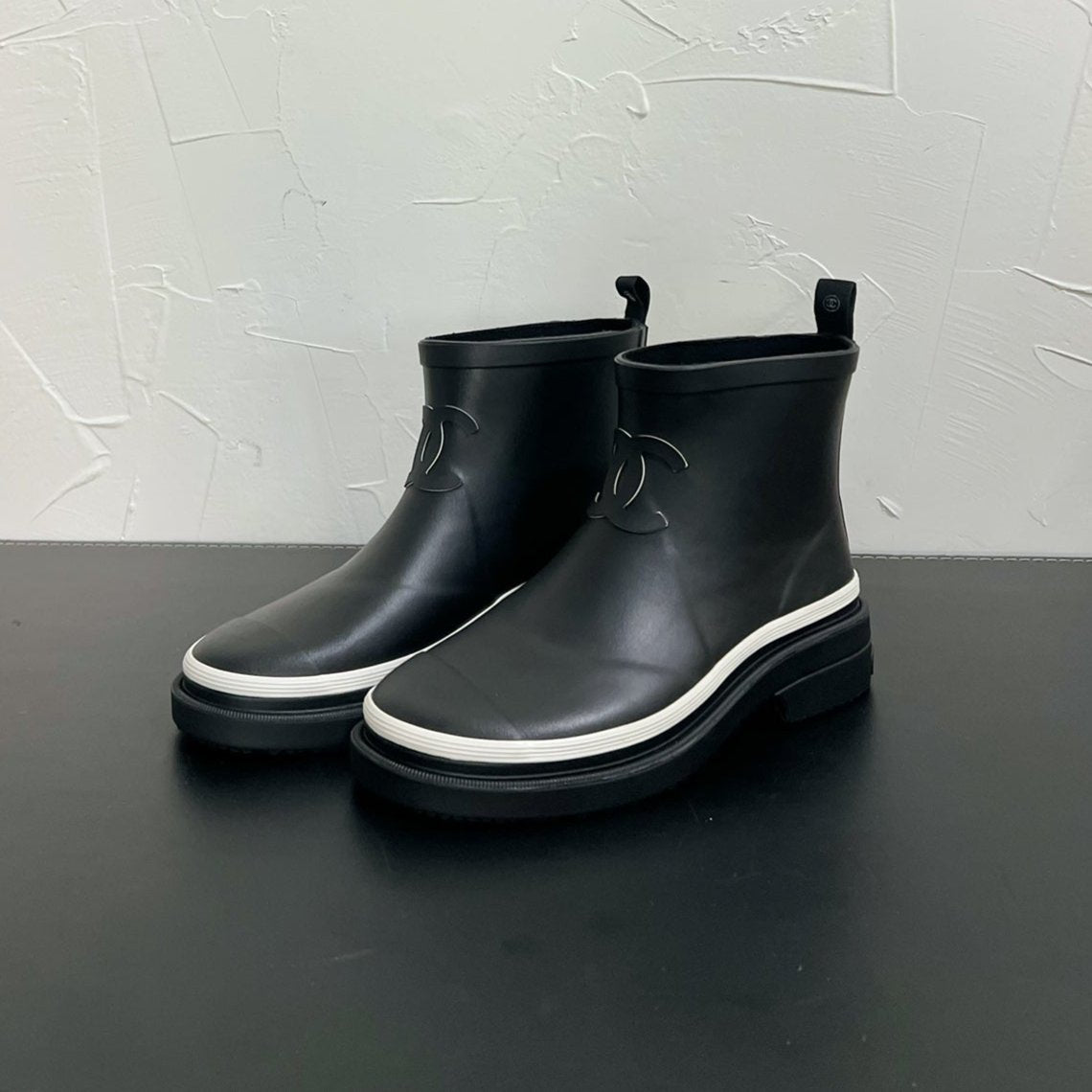 CC Ankle Boots Black Natural Rubber 949630
