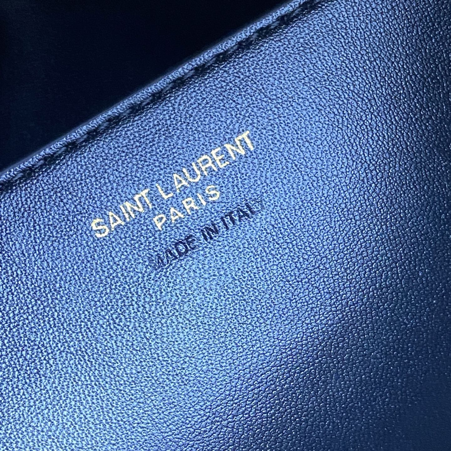 YSL 2026 Cassandre Large Pouch on Chain 35cm Brown Suede