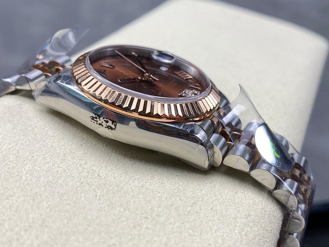 Rolex Datejust 31mm Pink Gold Chocolate Dial 278271
