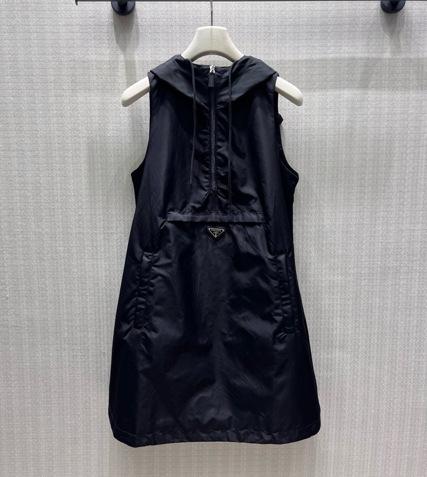Prada 2026 Vest Dress Black Polyamide 399121