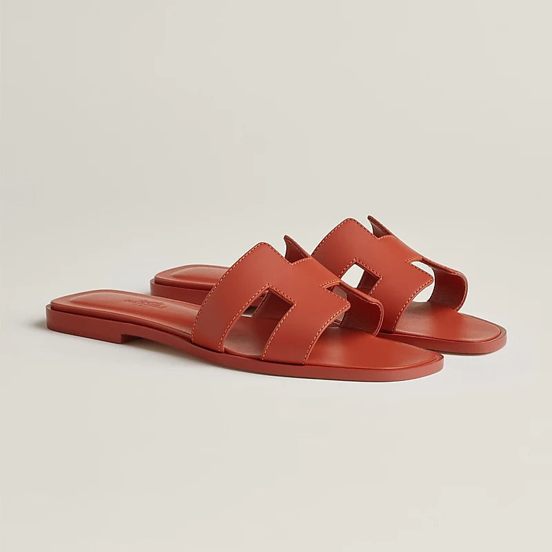 0ran Sandal Calfskin With Iconic "H" Cut-out