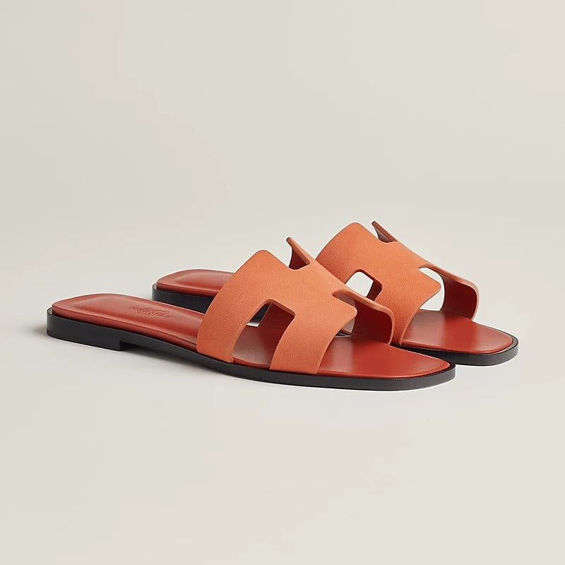 0ran Sandal Calfskin With Iconic "H" Cut-out