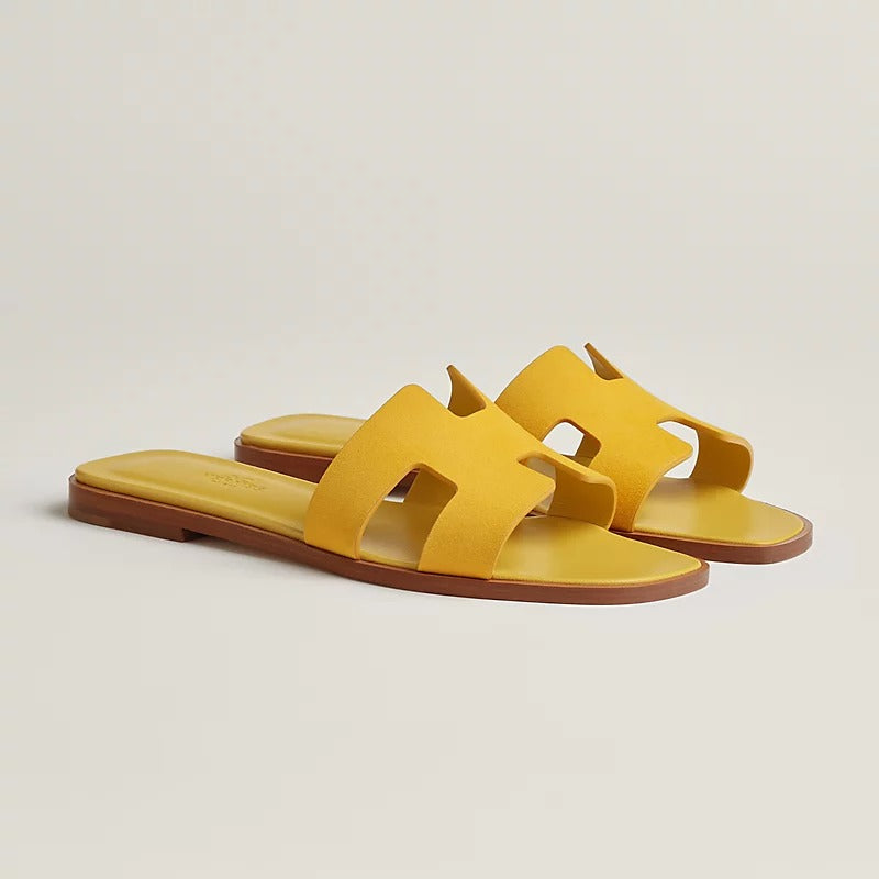 0ran Sandal Calfskin With Iconic "H" Cut-out