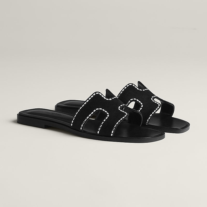 0ran Sandal Calfskin With Iconic "H" Cut-out