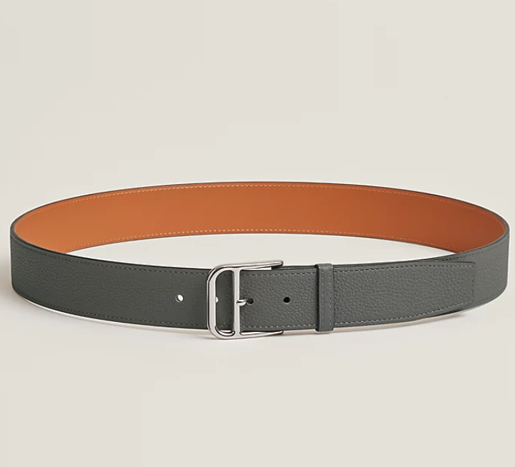HM Roman Belt 35mm Meyer Gray Calfskin