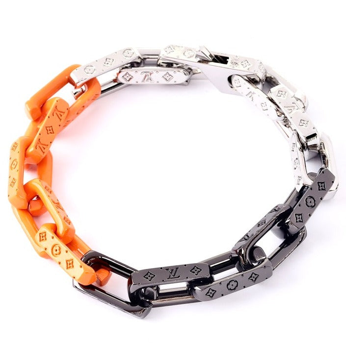 Monogram Chain Bracelet S00 - Fashion Jewelry